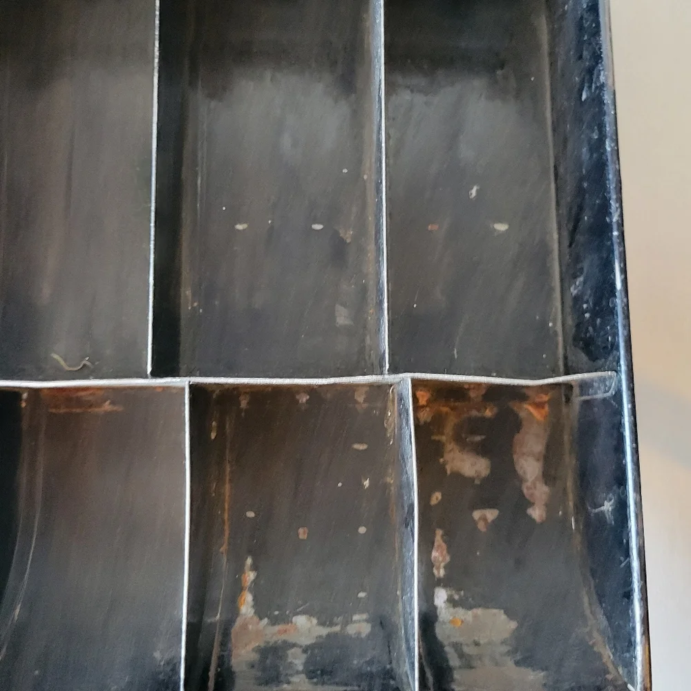 Vintage Metal Cash Register Drawer Tray ~ MCM ~ Industrial ~ Retro ~ Steampunk